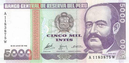 5000 Intis 1988